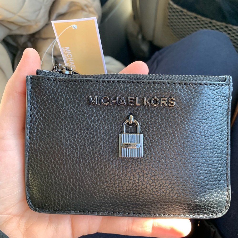 MK Adele coin pouch with ID